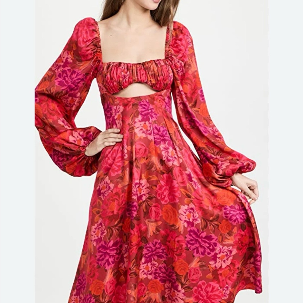 For love & lemons nikki midi dress NWT
